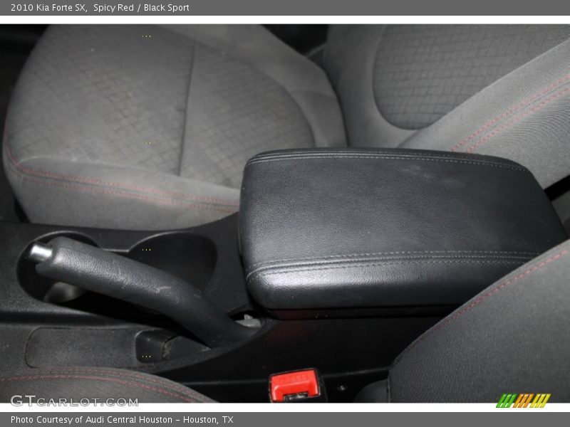 Spicy Red / Black Sport 2010 Kia Forte SX