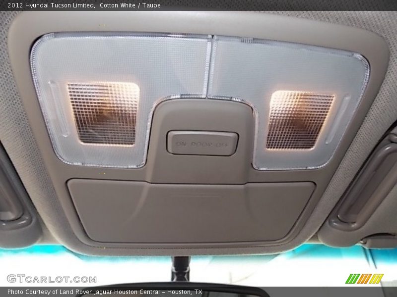 Cotton White / Taupe 2012 Hyundai Tucson Limited