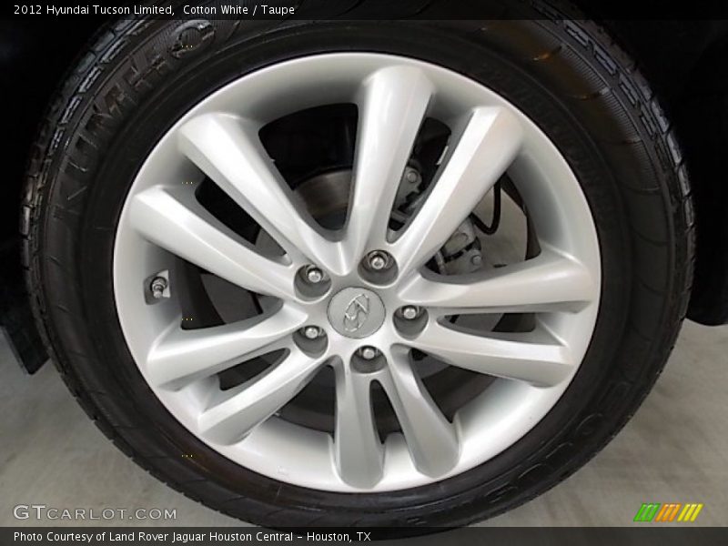 Cotton White / Taupe 2012 Hyundai Tucson Limited
