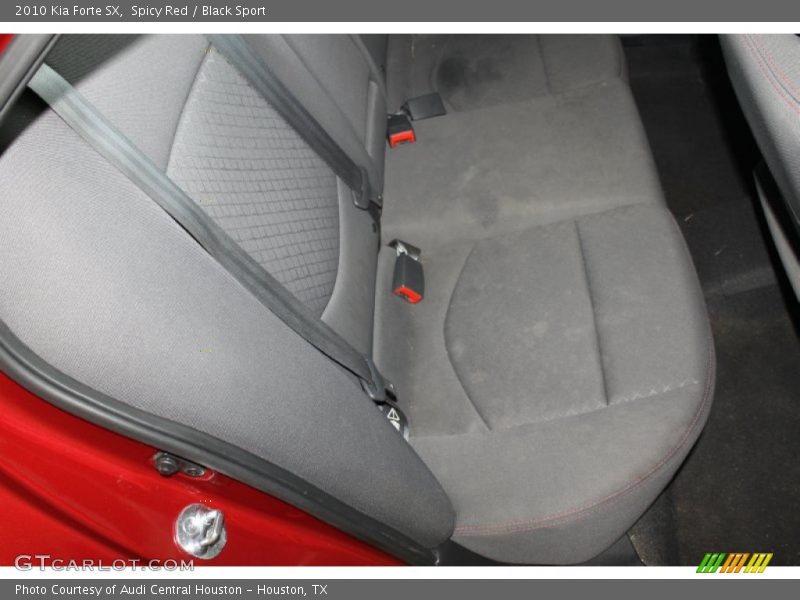 Spicy Red / Black Sport 2010 Kia Forte SX