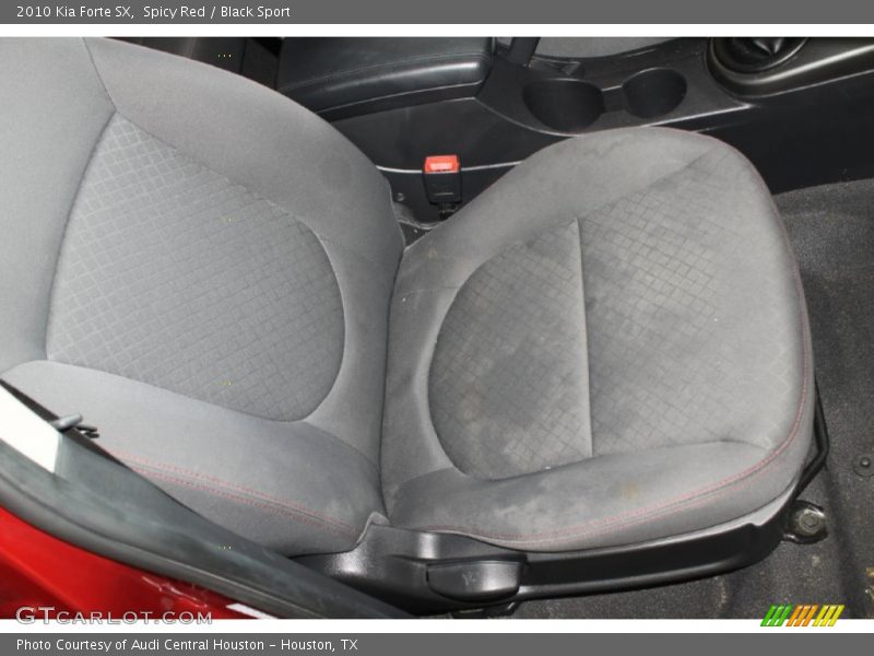 Spicy Red / Black Sport 2010 Kia Forte SX
