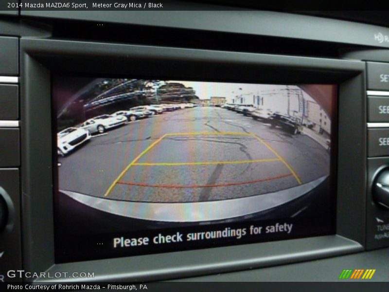 Meteor Gray Mica / Black 2014 Mazda MAZDA6 Sport