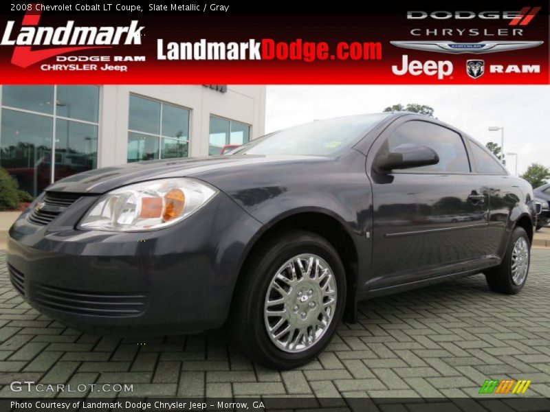 Slate Metallic / Gray 2008 Chevrolet Cobalt LT Coupe