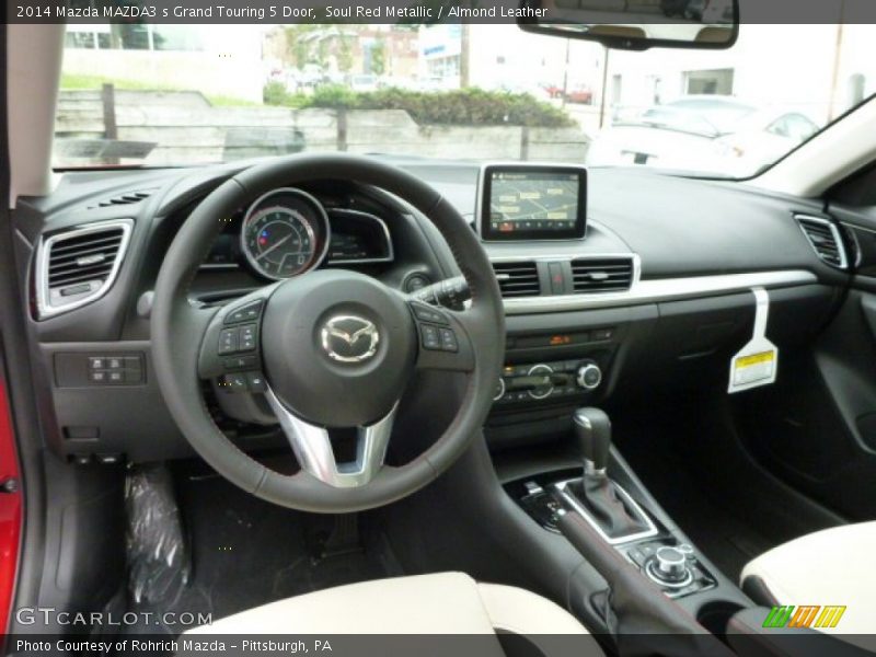 Almond Leather Interior - 2014 MAZDA3 s Grand Touring 5 Door 