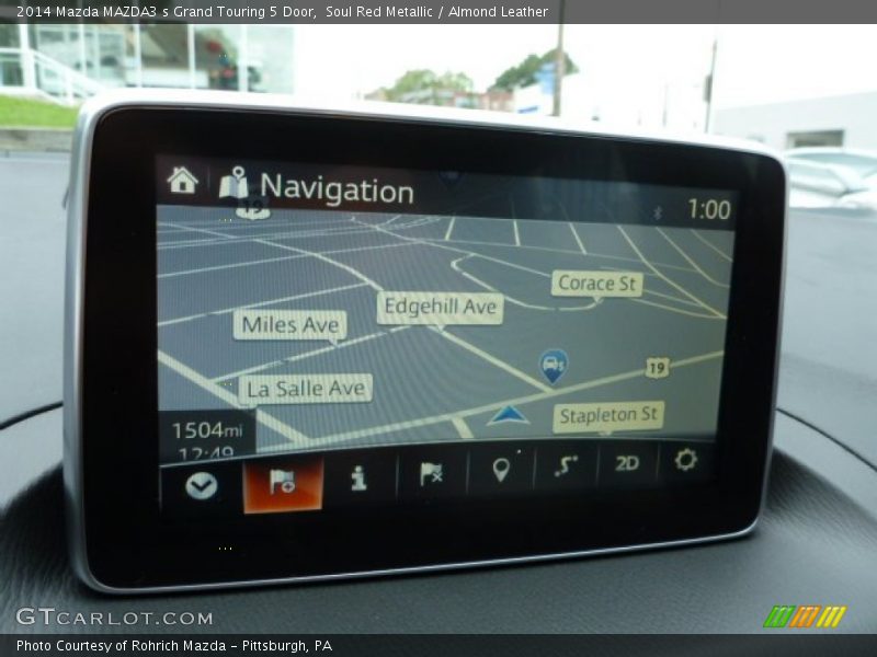 Navigation of 2014 MAZDA3 s Grand Touring 5 Door