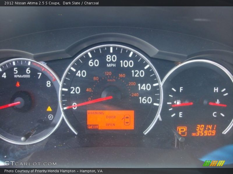 Dark Slate / Charcoal 2012 Nissan Altima 2.5 S Coupe