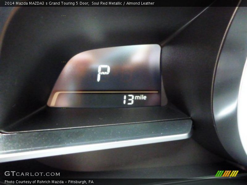 Soul Red Metallic / Almond Leather 2014 Mazda MAZDA3 s Grand Touring 5 Door