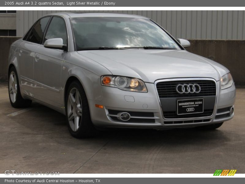 Light Silver Metallic / Ebony 2005 Audi A4 3.2 quattro Sedan