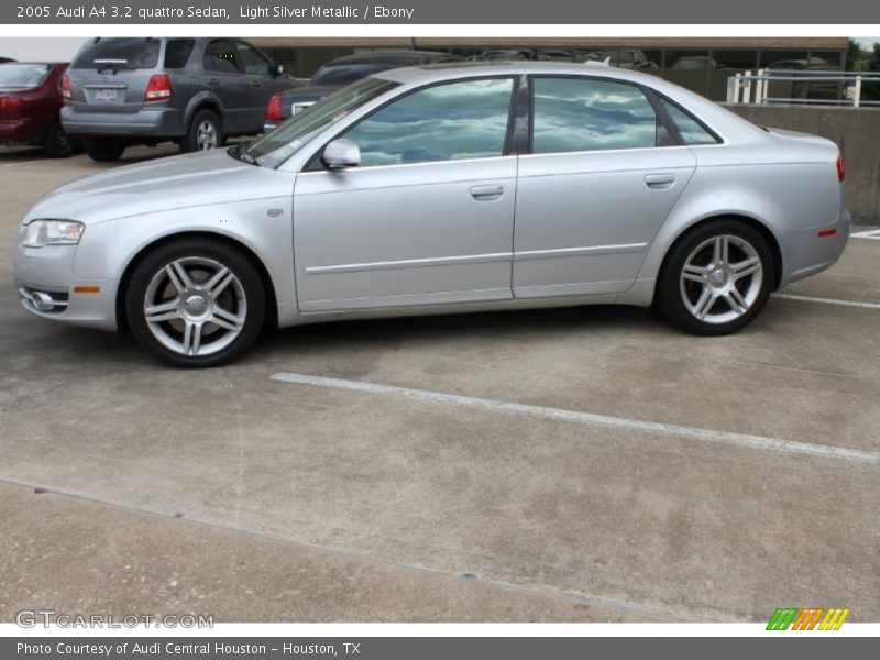 Light Silver Metallic / Ebony 2005 Audi A4 3.2 quattro Sedan