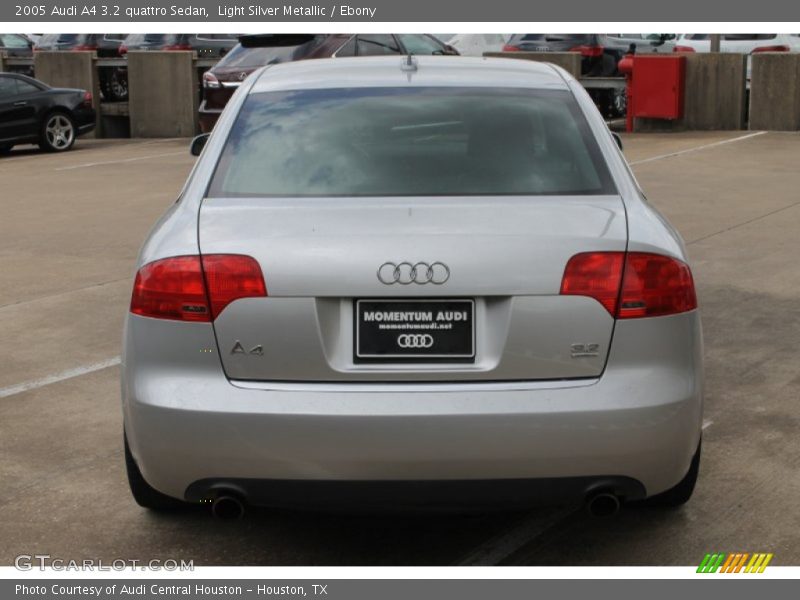 Light Silver Metallic / Ebony 2005 Audi A4 3.2 quattro Sedan