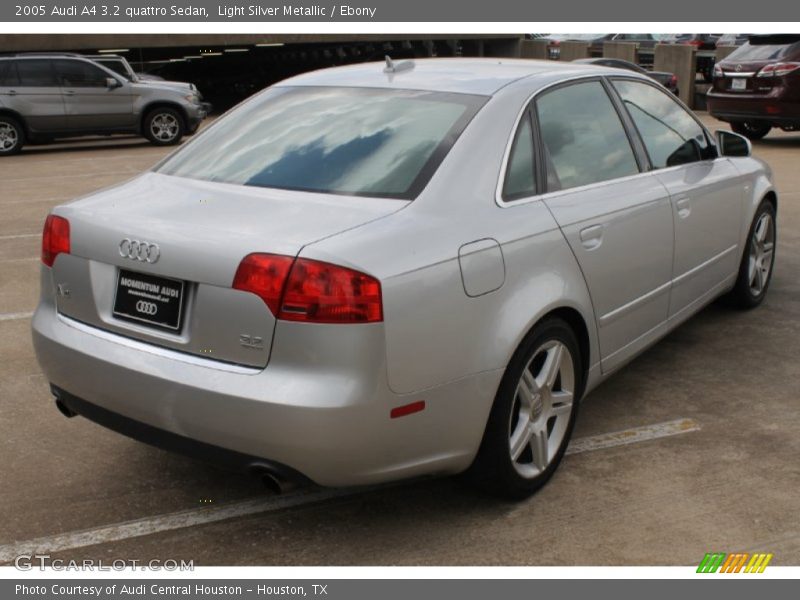 Light Silver Metallic / Ebony 2005 Audi A4 3.2 quattro Sedan