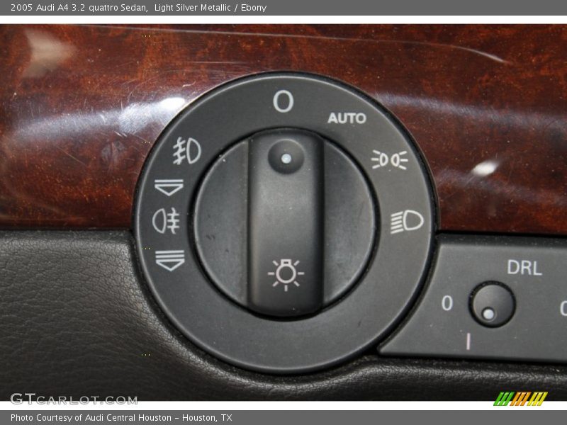 Light Silver Metallic / Ebony 2005 Audi A4 3.2 quattro Sedan