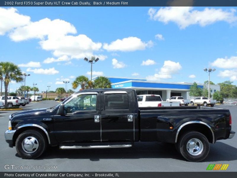 Black / Medium Flint 2002 Ford F350 Super Duty XLT Crew Cab Dually