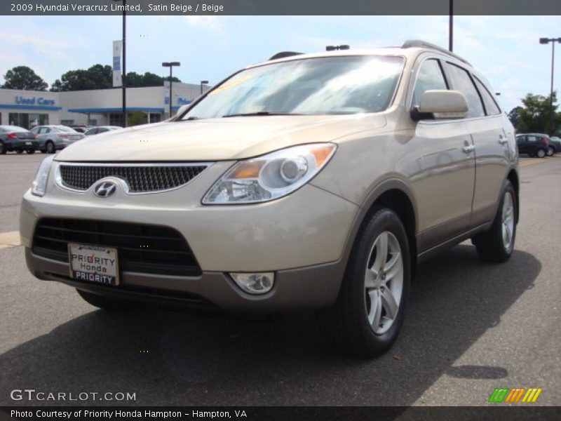 Satin Beige / Beige 2009 Hyundai Veracruz Limited