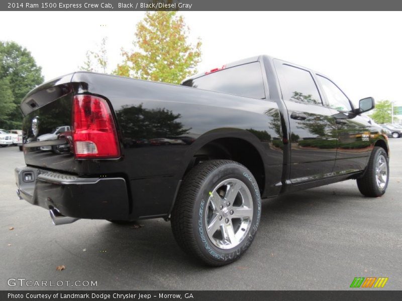 Black / Black/Diesel Gray 2014 Ram 1500 Express Crew Cab