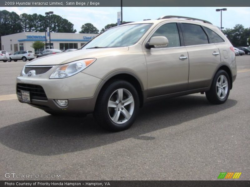 Satin Beige / Beige 2009 Hyundai Veracruz Limited