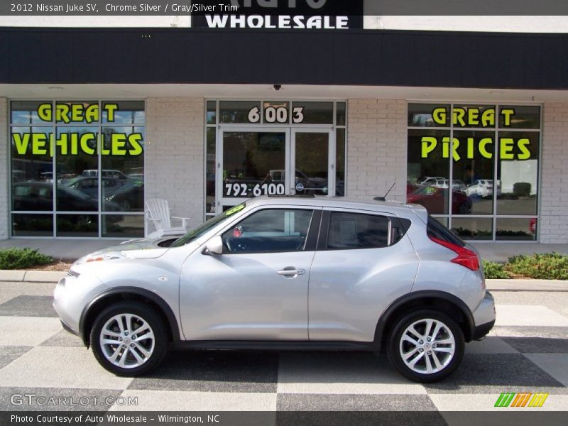Chrome Silver / Gray/Silver Trim 2012 Nissan Juke SV