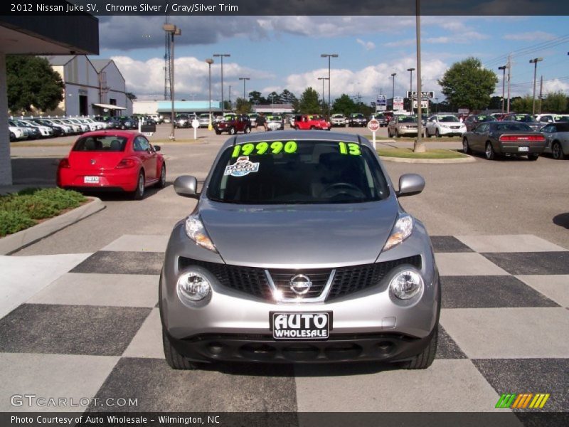 Chrome Silver / Gray/Silver Trim 2012 Nissan Juke SV