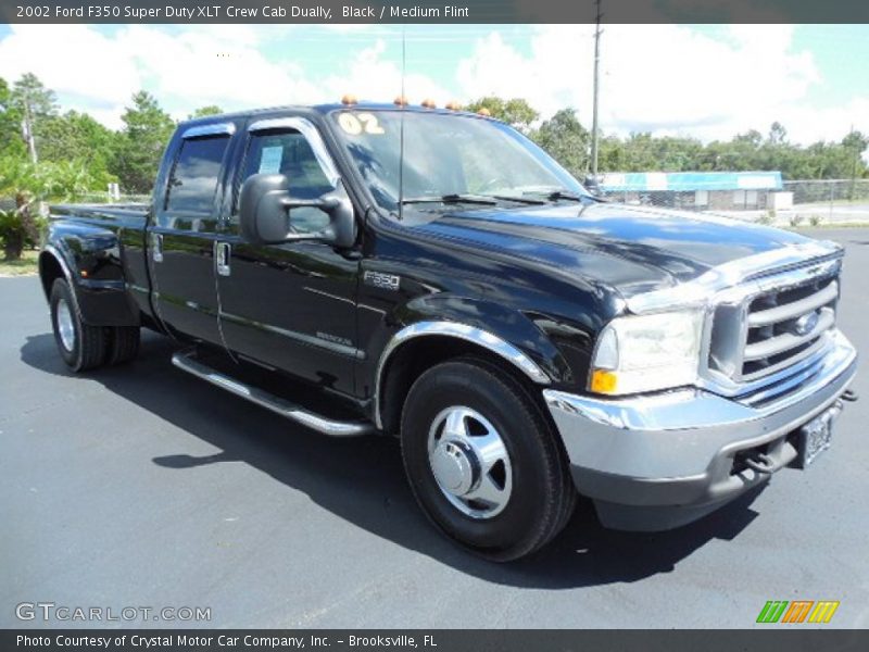 Black / Medium Flint 2002 Ford F350 Super Duty XLT Crew Cab Dually