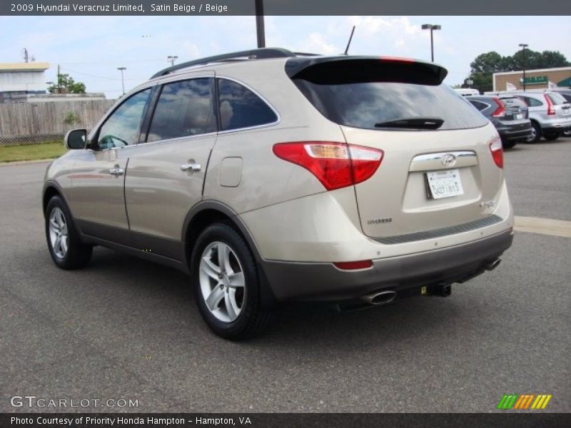 Satin Beige / Beige 2009 Hyundai Veracruz Limited