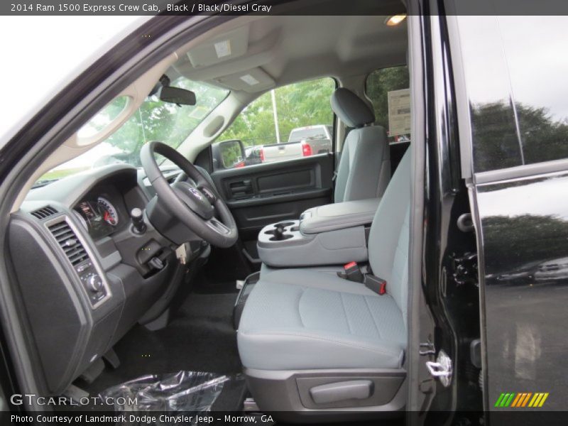Black / Black/Diesel Gray 2014 Ram 1500 Express Crew Cab