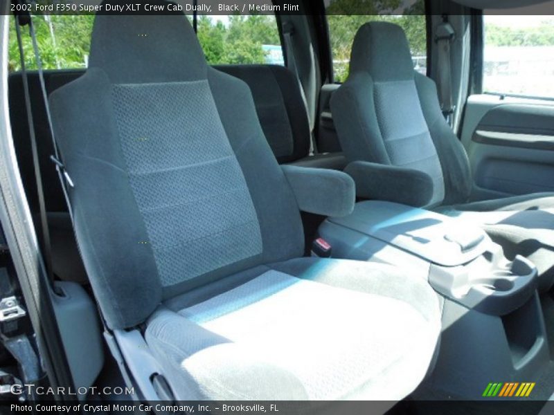 Black / Medium Flint 2002 Ford F350 Super Duty XLT Crew Cab Dually