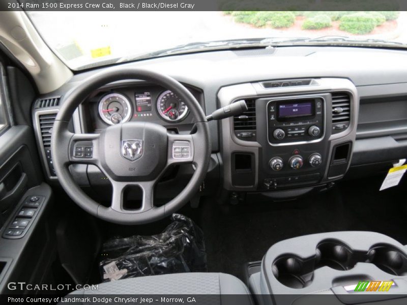Black / Black/Diesel Gray 2014 Ram 1500 Express Crew Cab
