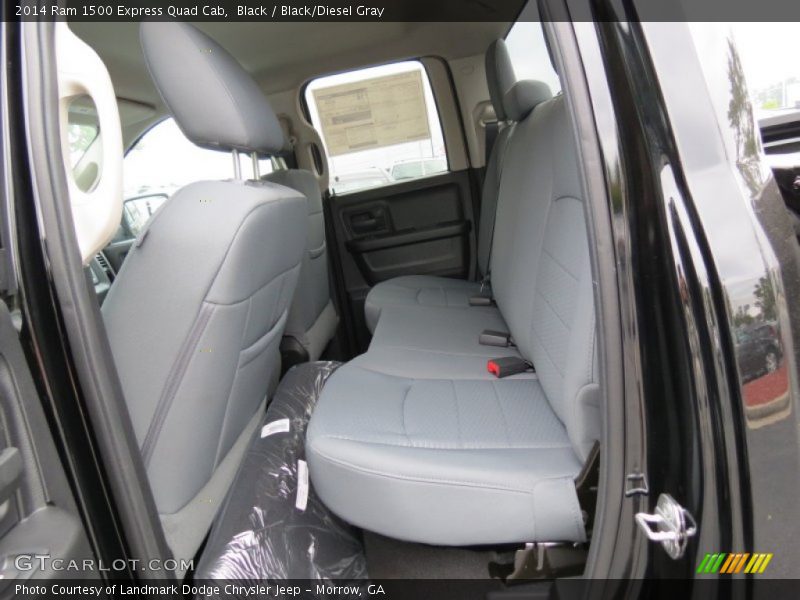 Rear Seat of 2014 1500 Express Quad Cab