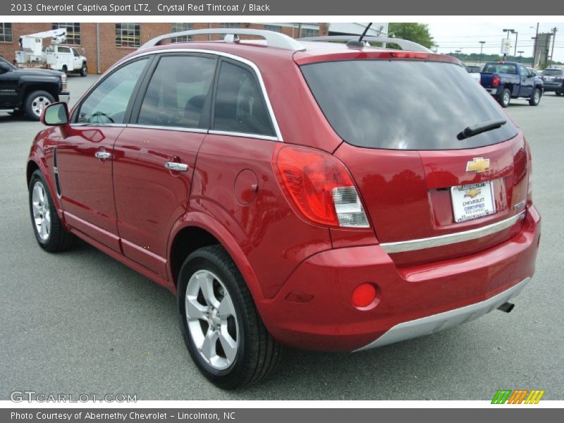 Crystal Red Tintcoat / Black 2013 Chevrolet Captiva Sport LTZ
