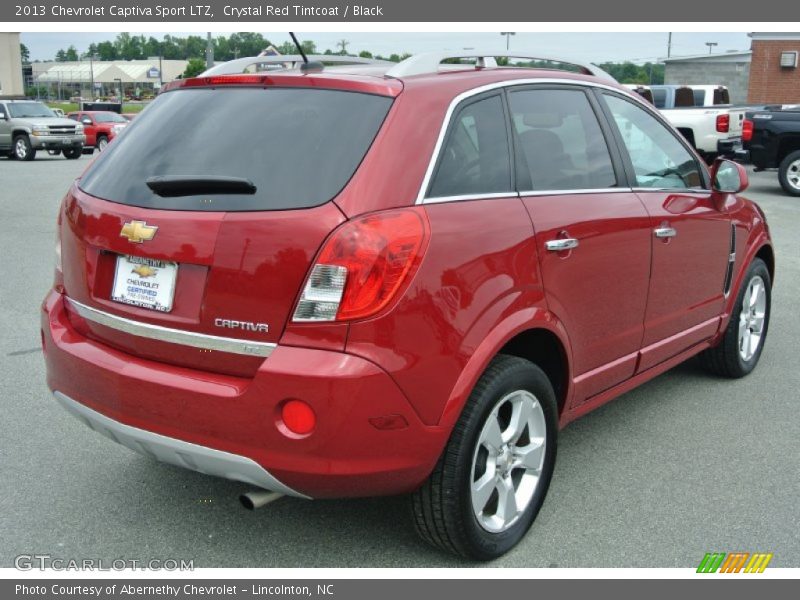Crystal Red Tintcoat / Black 2013 Chevrolet Captiva Sport LTZ