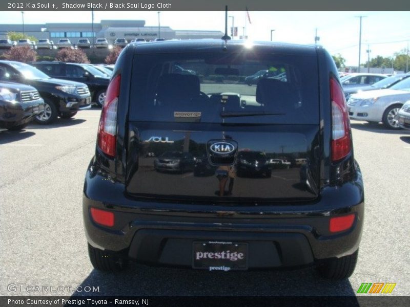 Shadow Black / Black Soul Logo Cloth 2012 Kia Soul +