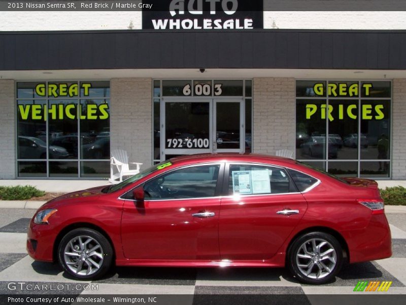 Red Brick / Marble Gray 2013 Nissan Sentra SR