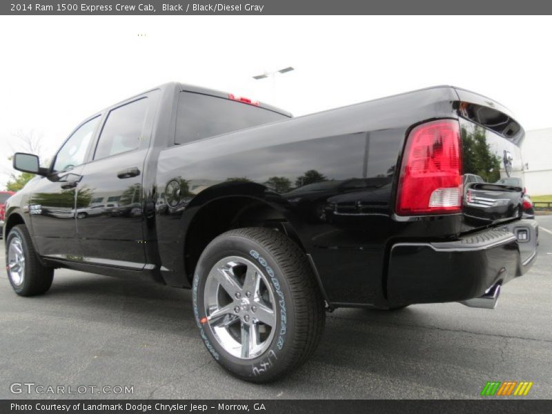 Black / Black/Diesel Gray 2014 Ram 1500 Express Crew Cab