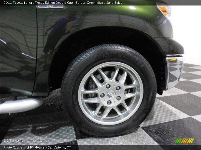 Spruce Green Mica / Sand Beige 2011 Toyota Tundra Texas Edition Double Cab