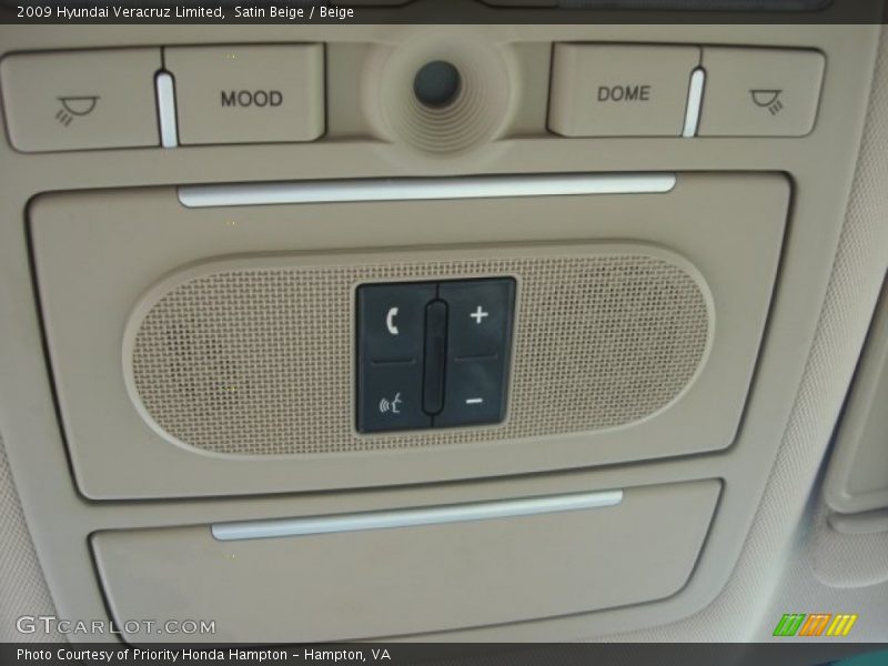 Controls of 2009 Veracruz Limited