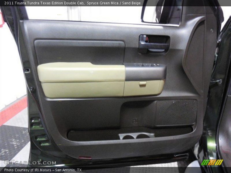 Spruce Green Mica / Sand Beige 2011 Toyota Tundra Texas Edition Double Cab