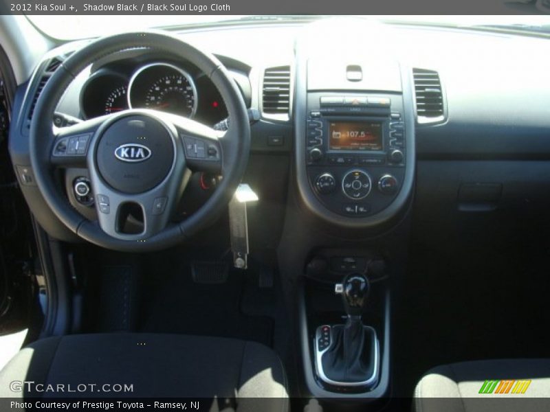 Shadow Black / Black Soul Logo Cloth 2012 Kia Soul +