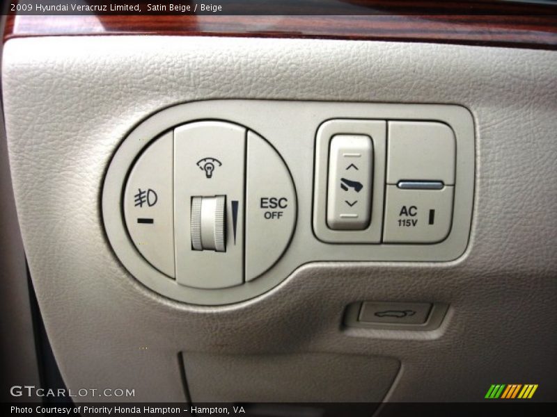 Controls of 2009 Veracruz Limited