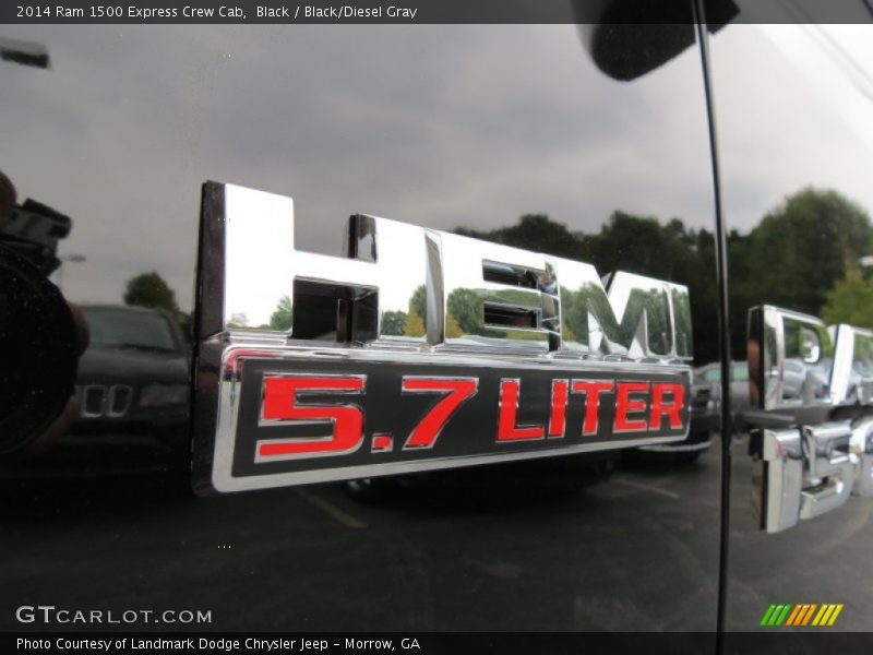 Black / Black/Diesel Gray 2014 Ram 1500 Express Crew Cab