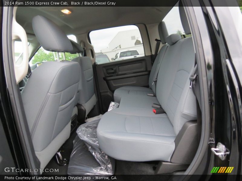 Rear Seat of 2014 1500 Express Crew Cab