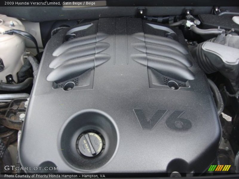  2009 Veracruz Limited Engine - 3.8 Liter DOHC 24-Valve CVVT V6
