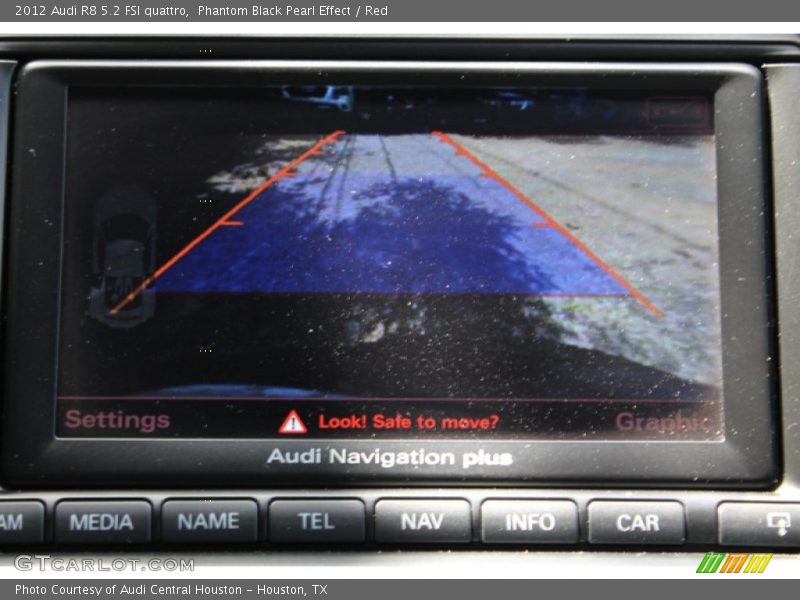 Phantom Black Pearl Effect / Red 2012 Audi R8 5.2 FSI quattro