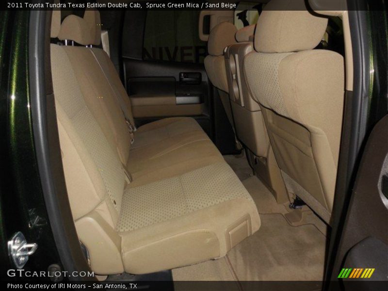 Spruce Green Mica / Sand Beige 2011 Toyota Tundra Texas Edition Double Cab