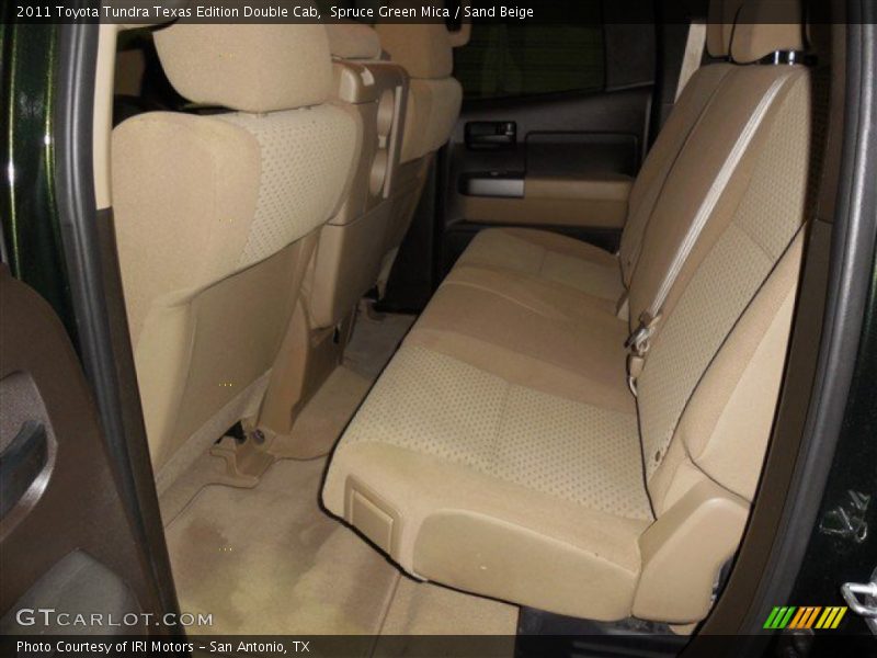 Spruce Green Mica / Sand Beige 2011 Toyota Tundra Texas Edition Double Cab