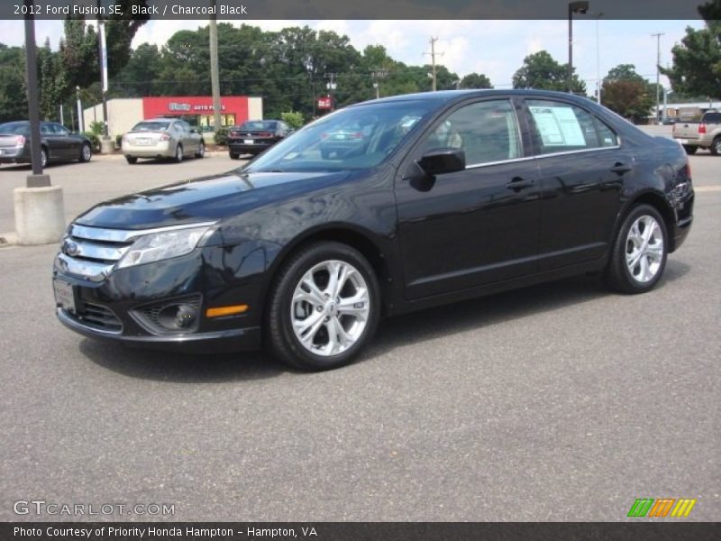 Black / Charcoal Black 2012 Ford Fusion SE