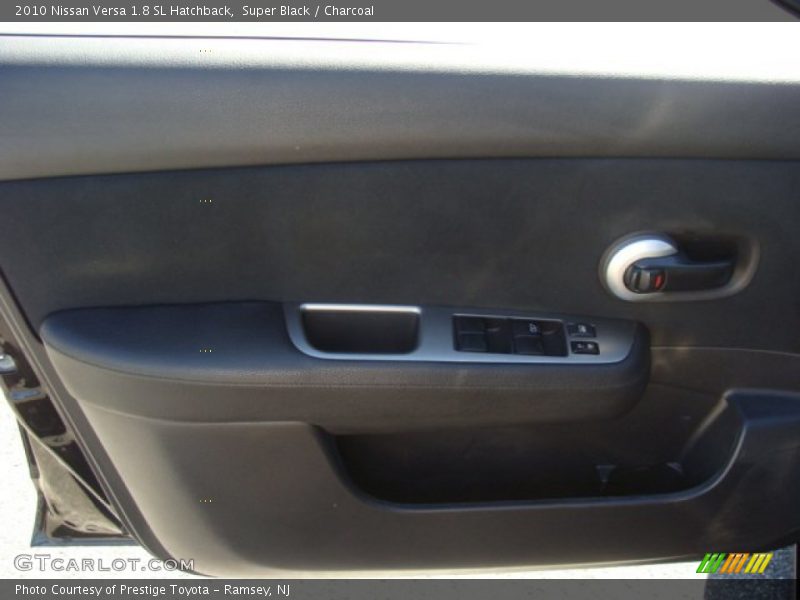 Super Black / Charcoal 2010 Nissan Versa 1.8 SL Hatchback