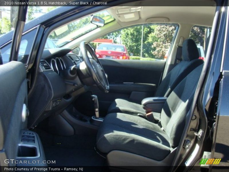 Super Black / Charcoal 2010 Nissan Versa 1.8 SL Hatchback