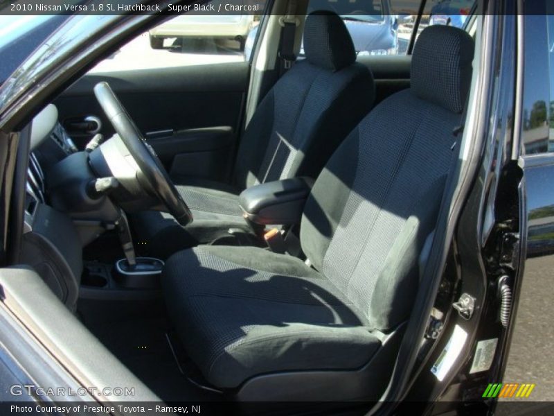 Super Black / Charcoal 2010 Nissan Versa 1.8 SL Hatchback