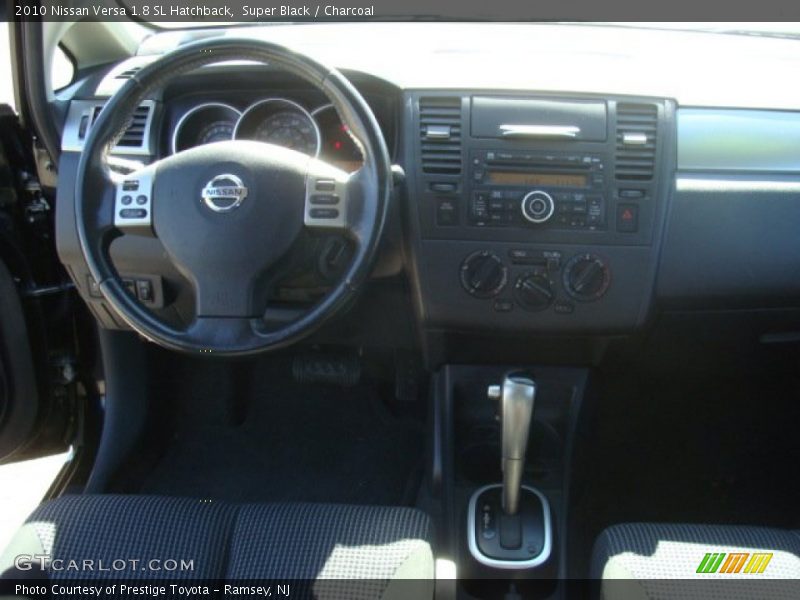 Super Black / Charcoal 2010 Nissan Versa 1.8 SL Hatchback
