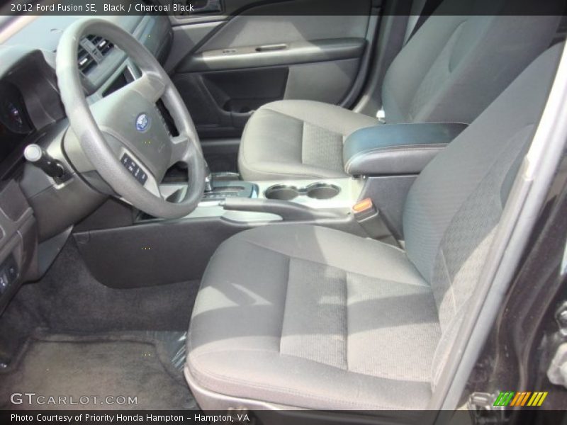 Black / Charcoal Black 2012 Ford Fusion SE